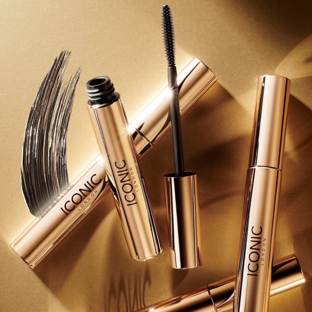 NEW Iconic London Triple Threat Mascara in Black NWT 7.5 mL Full Size Eyelash